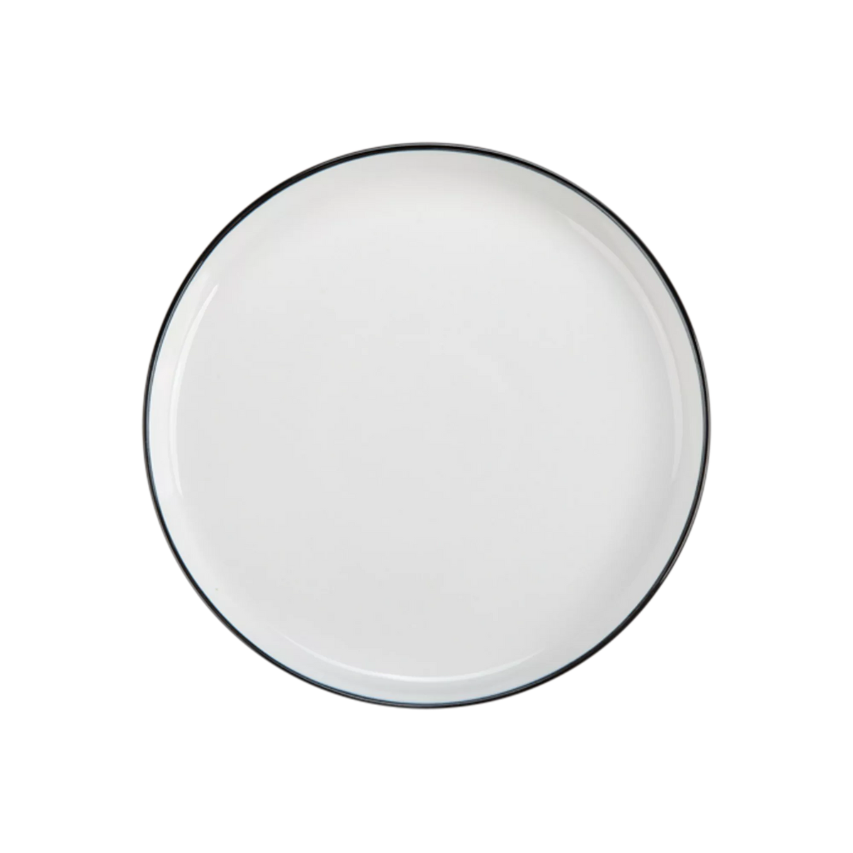 Silhouette - White Porcelain Salad Plate