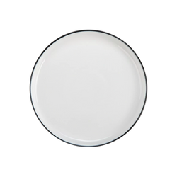 Silhouette - White Porcelain Salad Plate