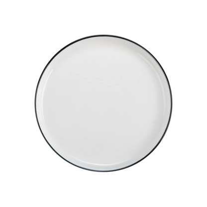 Silhouette - White Porcelain Salad Plate