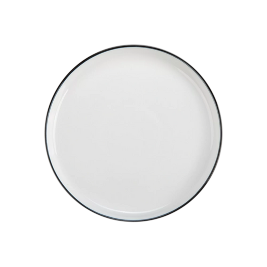 Silhouette - White Porcelain Salad Plate