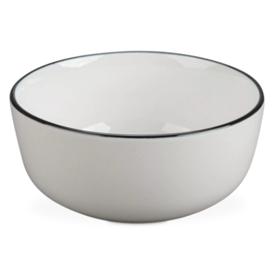 Silhouette - White Porcelain Cereal Bowl