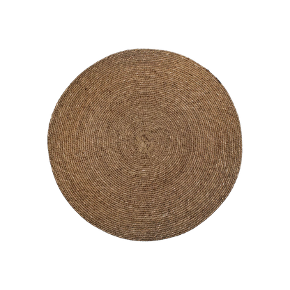 Salina - set de table rond en fibres tressés