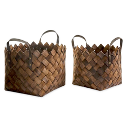 Gansu - Set of 2 Woven Baskets
