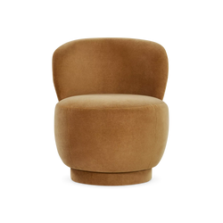 Loren - Fauteuil pivotant en tissu