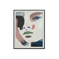 Face Centermounted - modern-style portrait artwork
