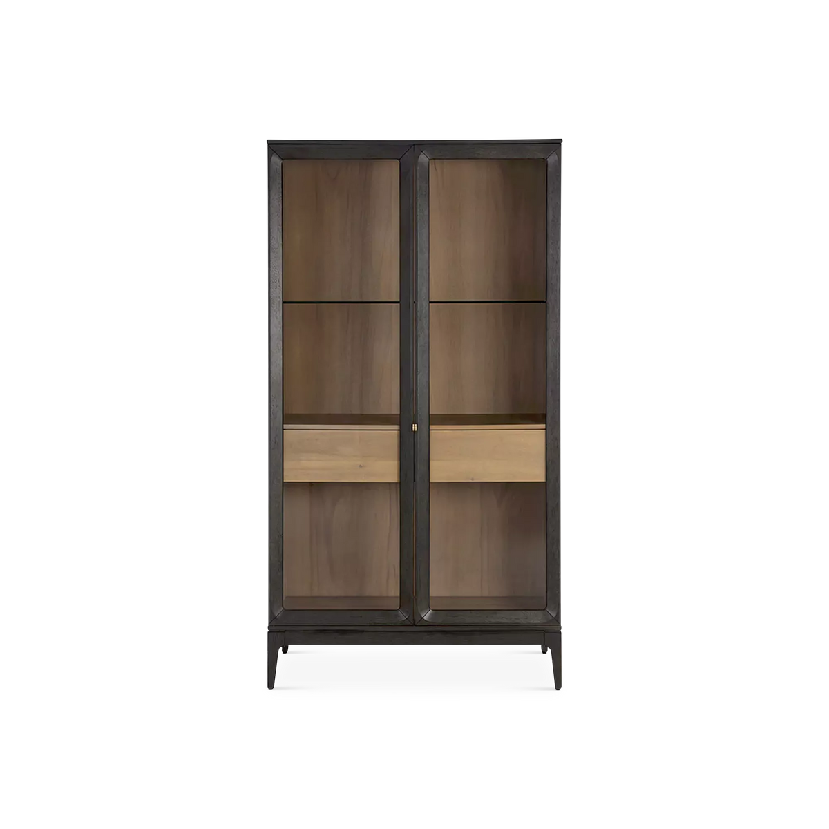 Cecilia - Vitrine en placage d’acacia