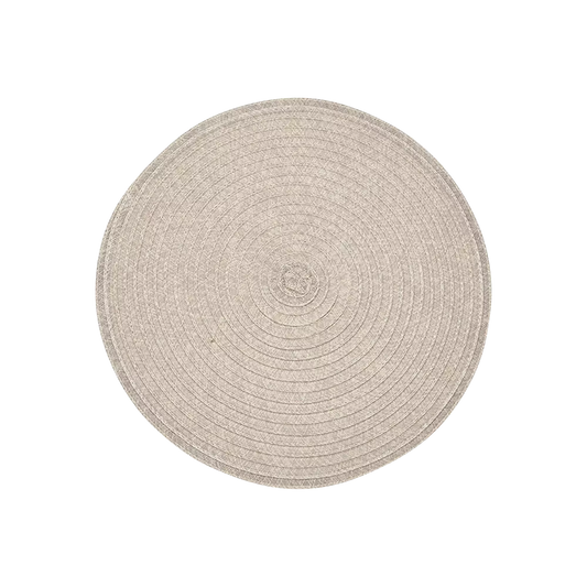 Urban - round woven vinyl placemat