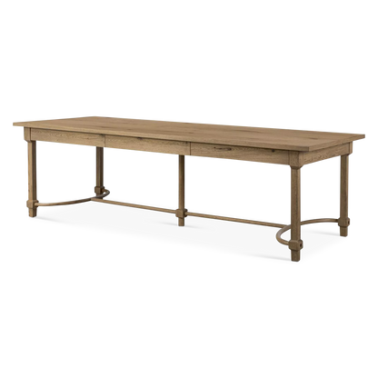 Edison - Table de salle à manger en chêne par Four Hands