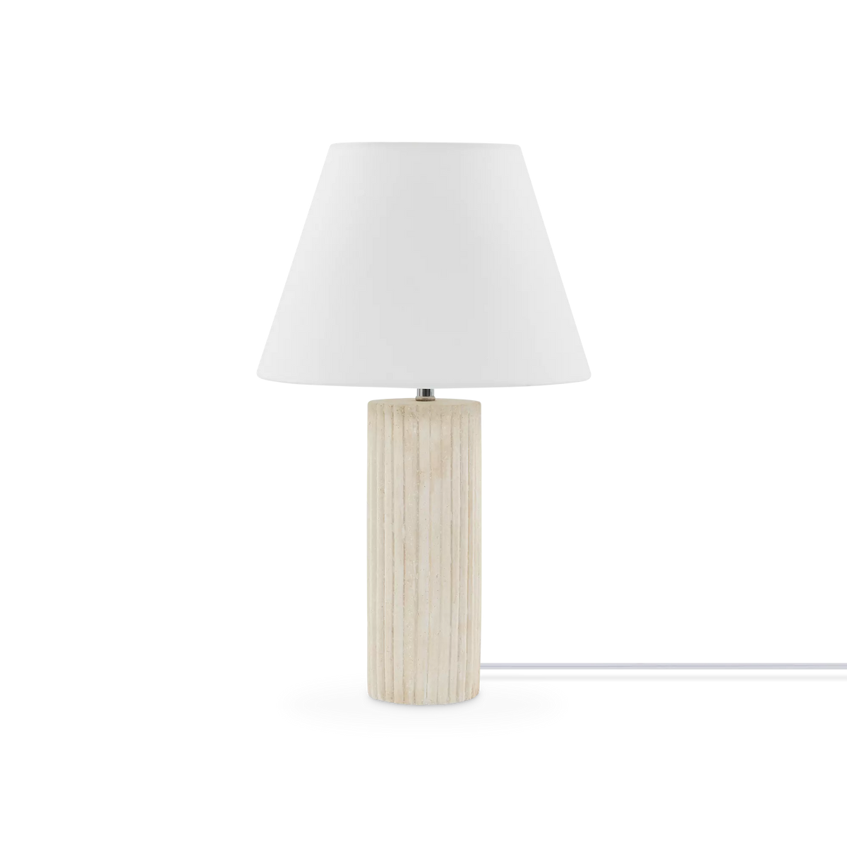 Halo - Table Lamp With White Shade