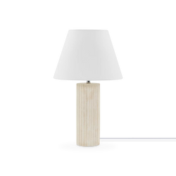Halo - Table Lamp With White Shade