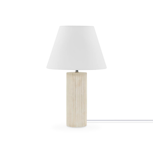 Halo - Table Lamp With White Shade