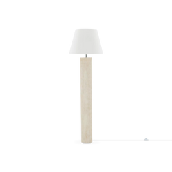 Halo - Floor Lamp With White Shade
