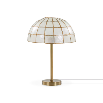 Freedom - Lampe de table en coquillage de capiz