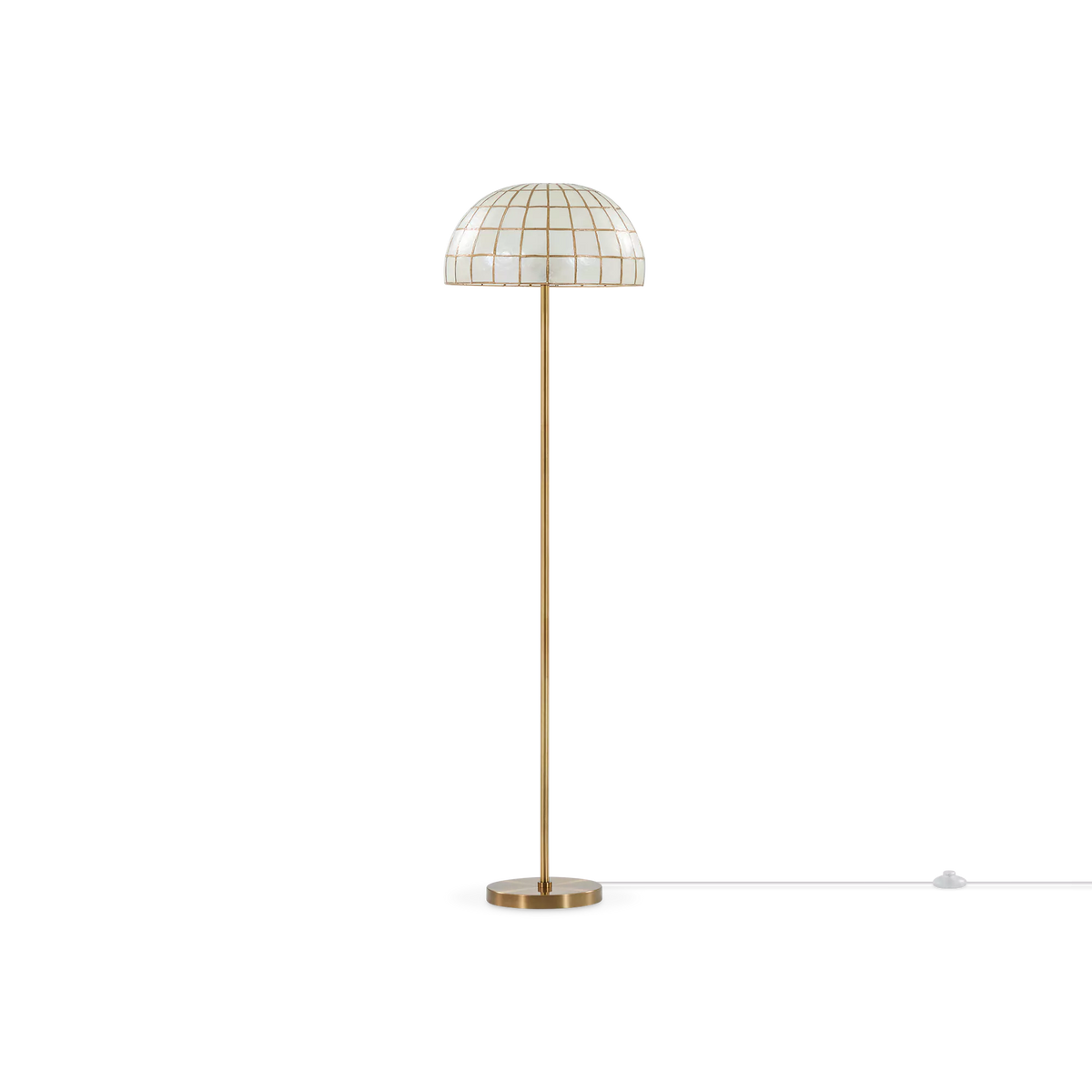 Freedom - lampe sur pied en capiz