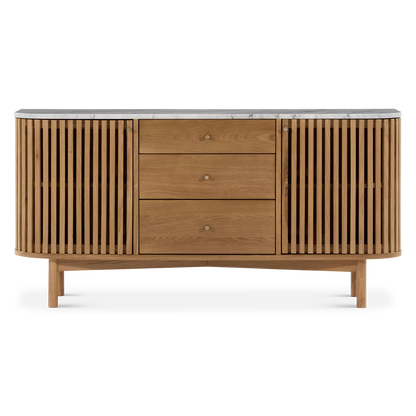 Soho - 3-drawers Oak Sideboard