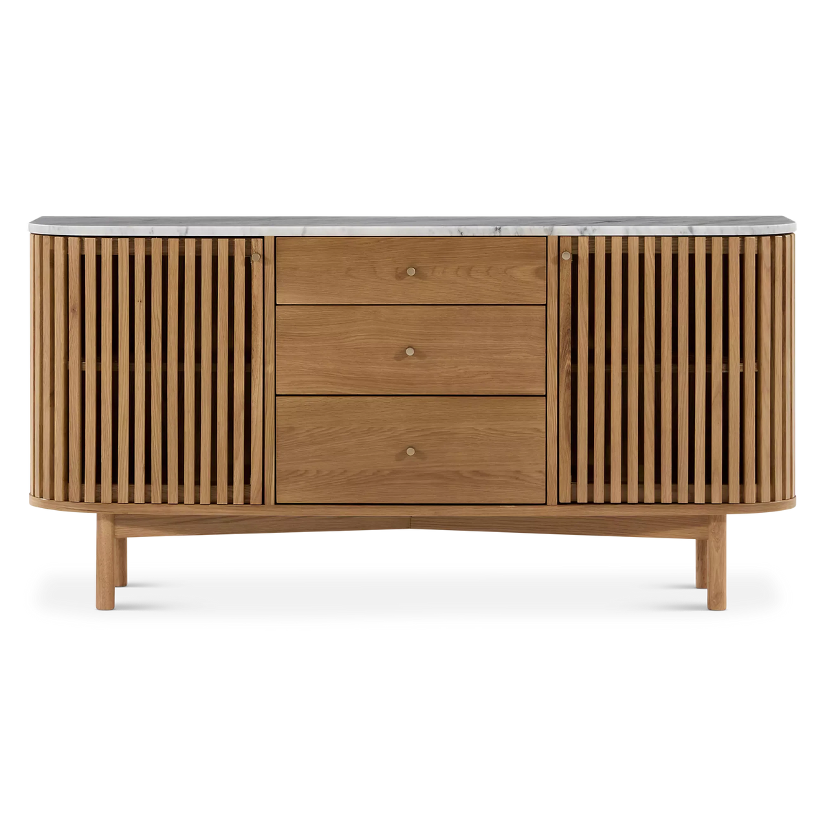 Soho - 3-drawers Oak Sideboard