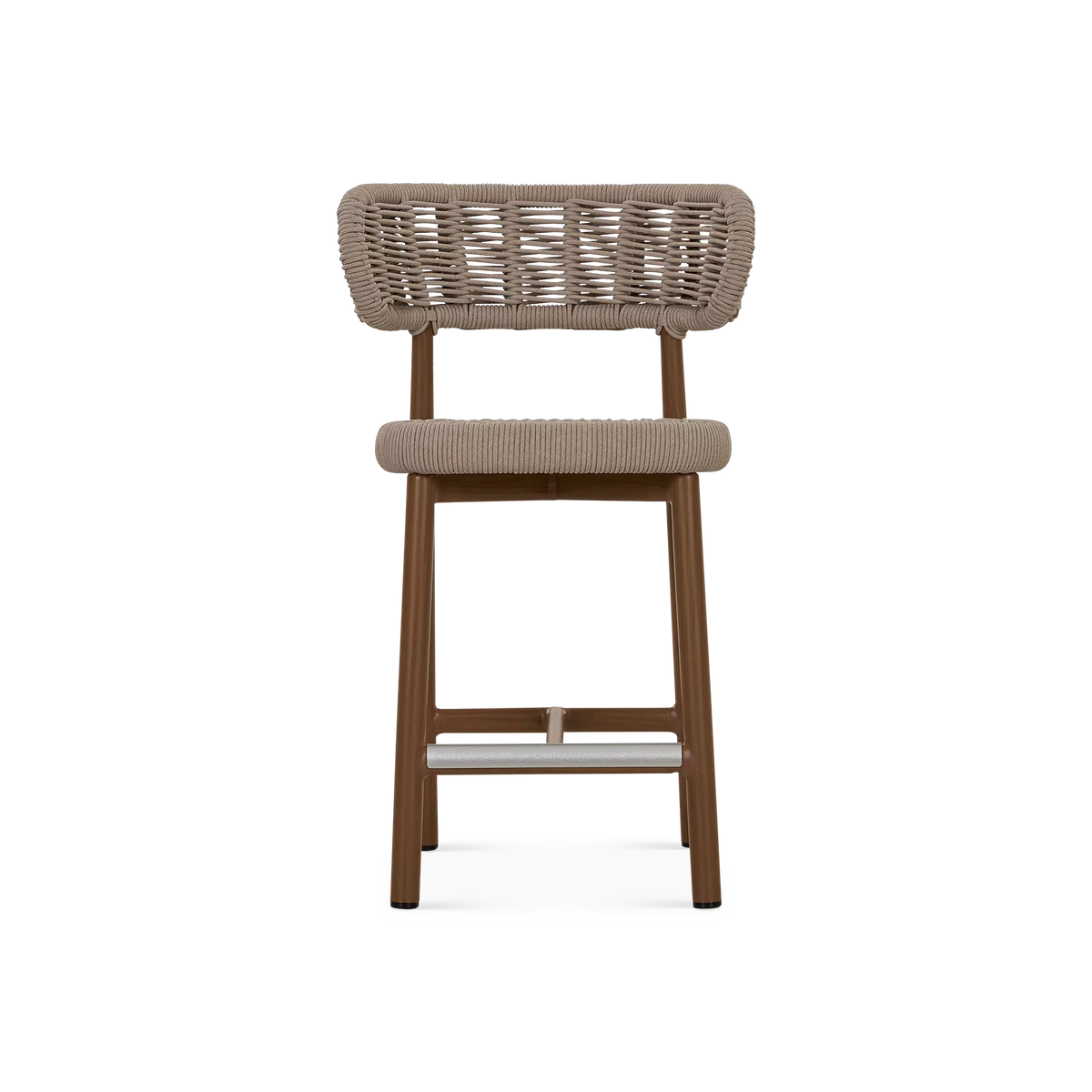 Lady - Outdoor Rope Counter Height Stool