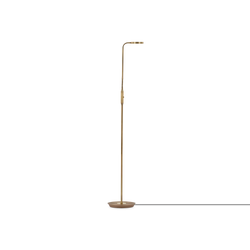 Monza - ajustable brass floor lamp