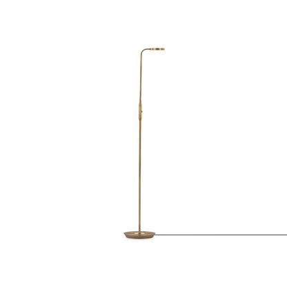 Monza - ajustable brass floor lamp