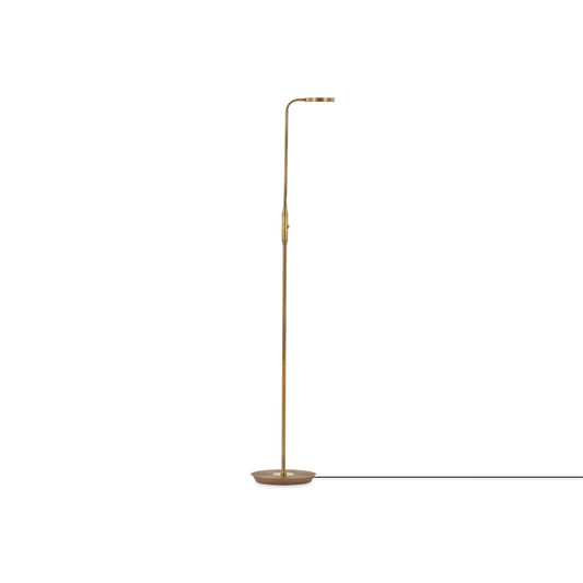 Monza - lampe de plancher ajustable en laiton