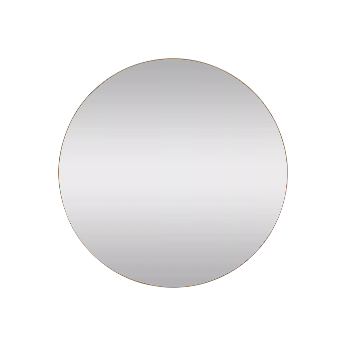 Britta - round metal-framed mirror