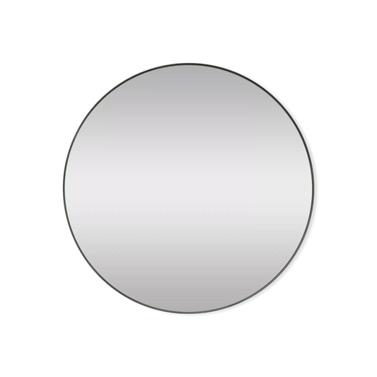 Britta - miroir rond avec cadre en métal