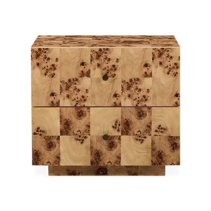 Burl - Wood Nightstand