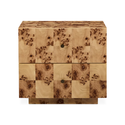 Burl - Wood Nightstand