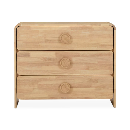 Noemi - commode 3 tiroirs en noyer