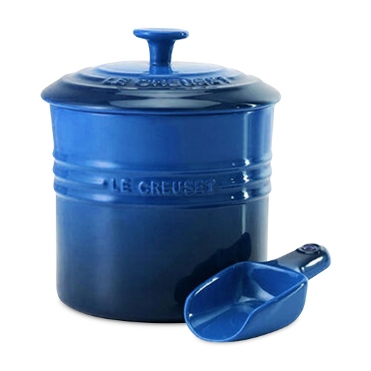 Le Creuset - contenant avec pelle en grès pour animaux