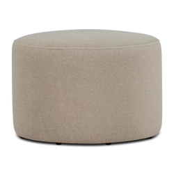Ovale - Fabric Round Pouf