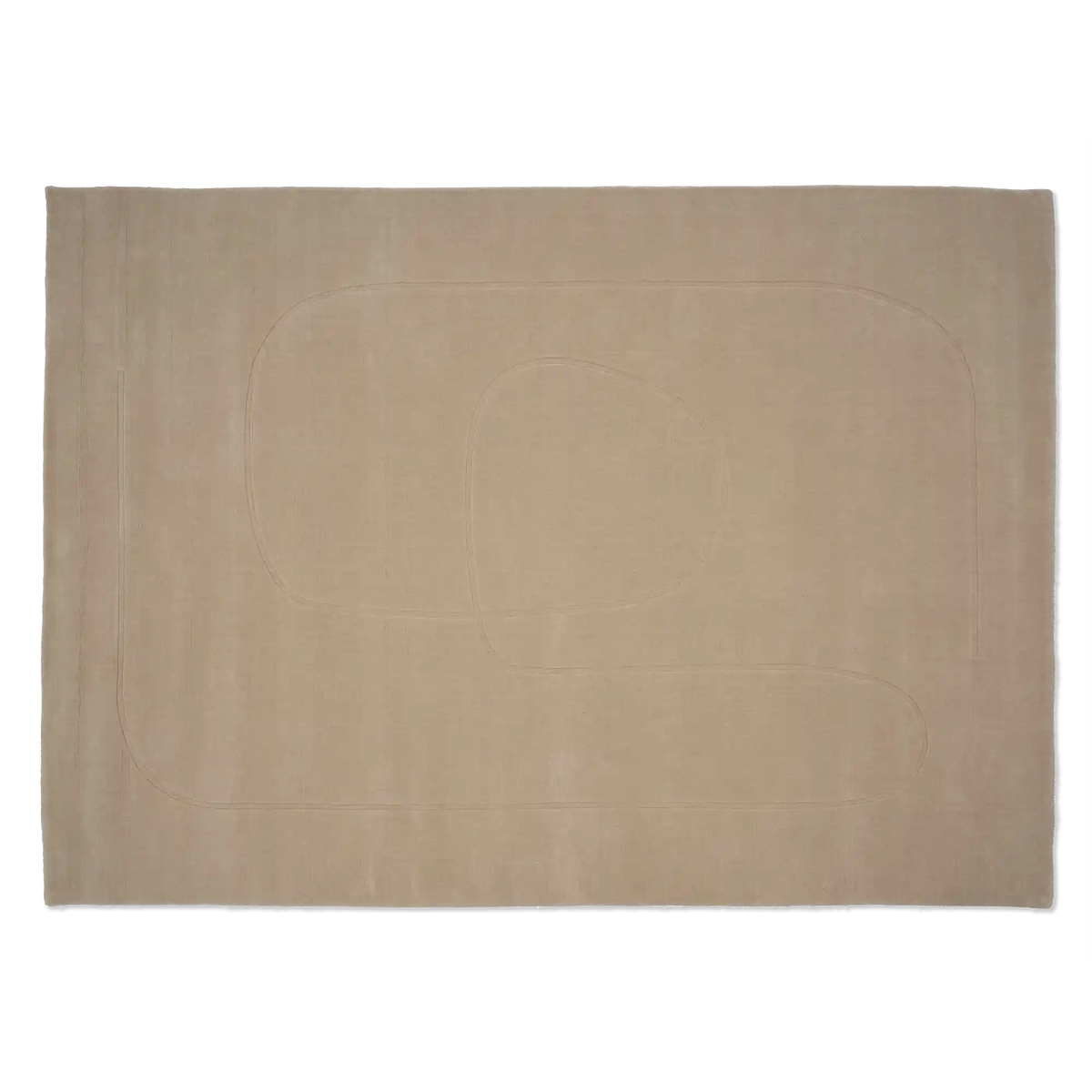 Cursive Expanse - Handcrafted Rug