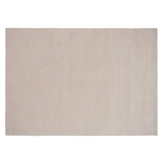 Geometric Maze - Tapis artisanal