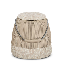 Freddle - Bouclé Fabric Ottoman by Gamma