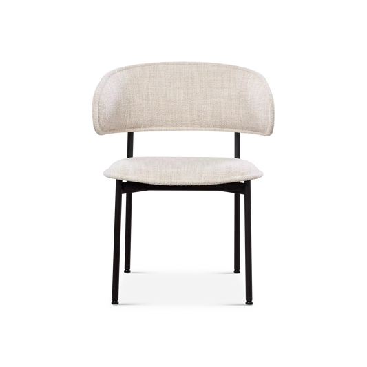 Chloe - Chaise de salle à manger en tissu par Trica