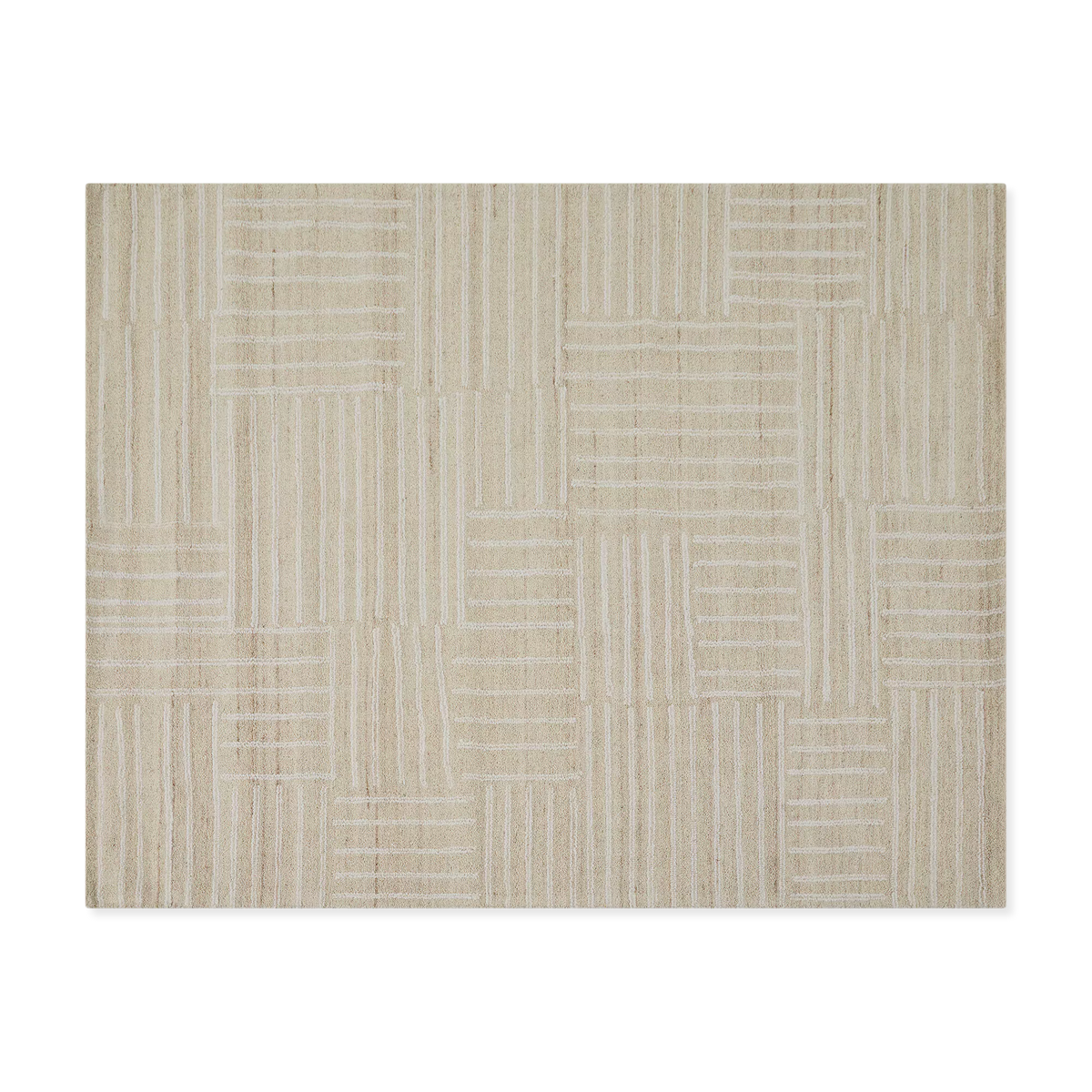 Kubusi - Cotton and Wool Checkered Rug