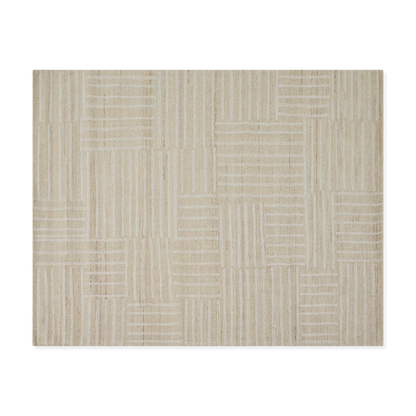 Kubusi - Cotton and Wool Checkered Rug