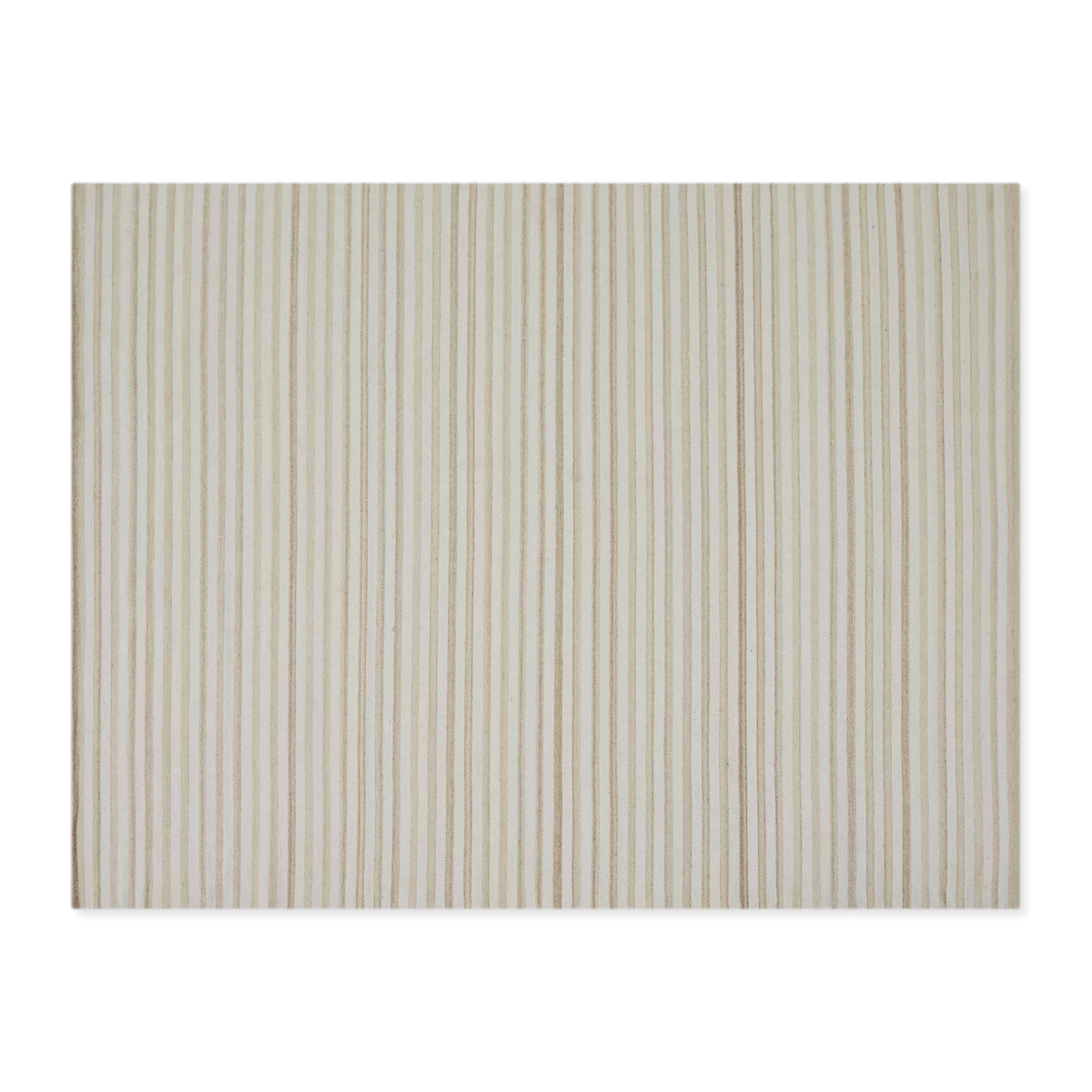 Virak - Striped Cotton and Wool Rug