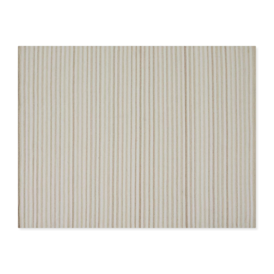 Virak - Striped Cotton and Wool Rug