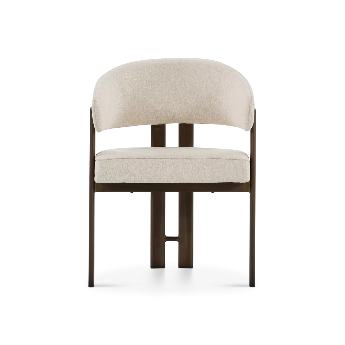 Duct - Chaise en tissu bouclé