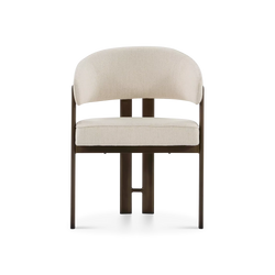 Duct - Chaise en tissu bouclé