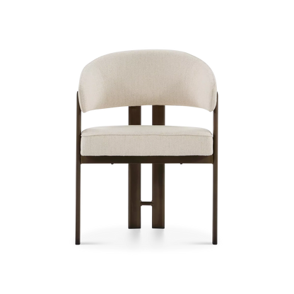 Duct - Chaise en tissu bouclé