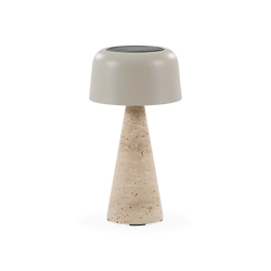 Shitake - Outdoor Travertine Table Lamp