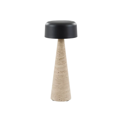 Shitake - Outdoor Travertine Table Lamp