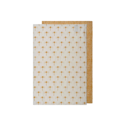 Retro - Set of 2 Organic Cotton Dish Towels