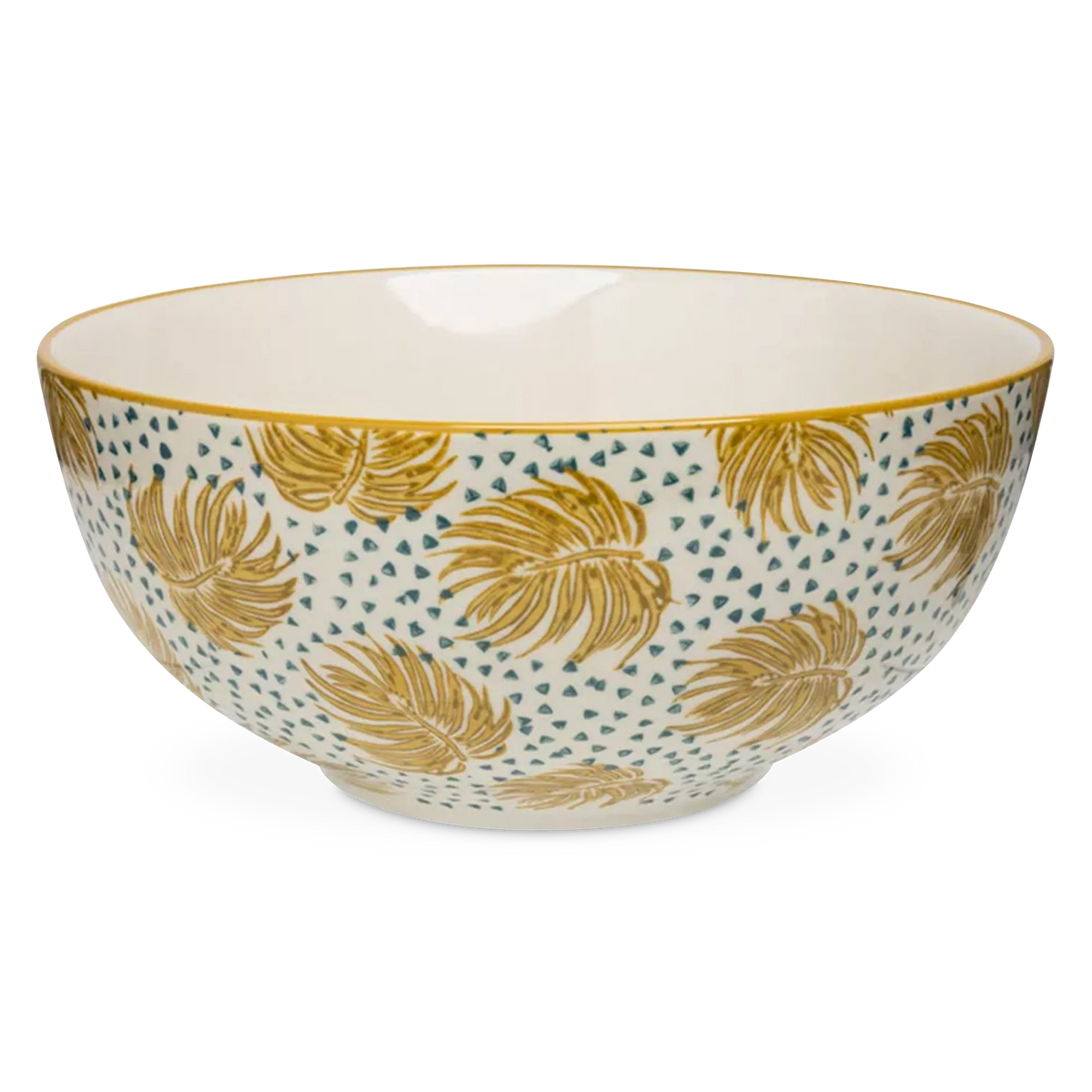 Boho Chic - bol à salade avec motif estampé