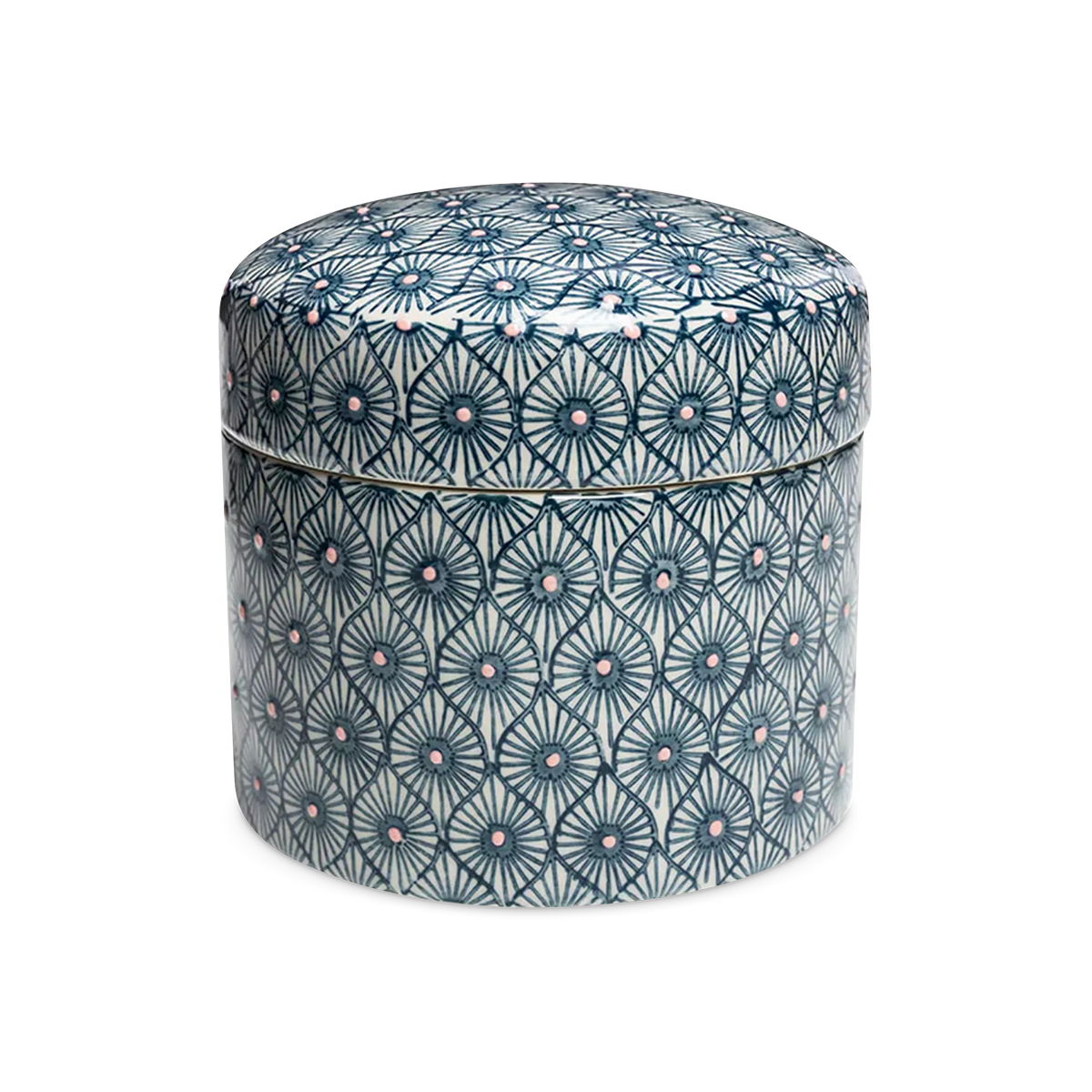 Mix - decorative ceramic box with patterns