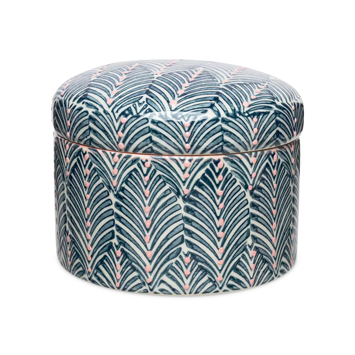 Mix - decorative ceramic box with patterns