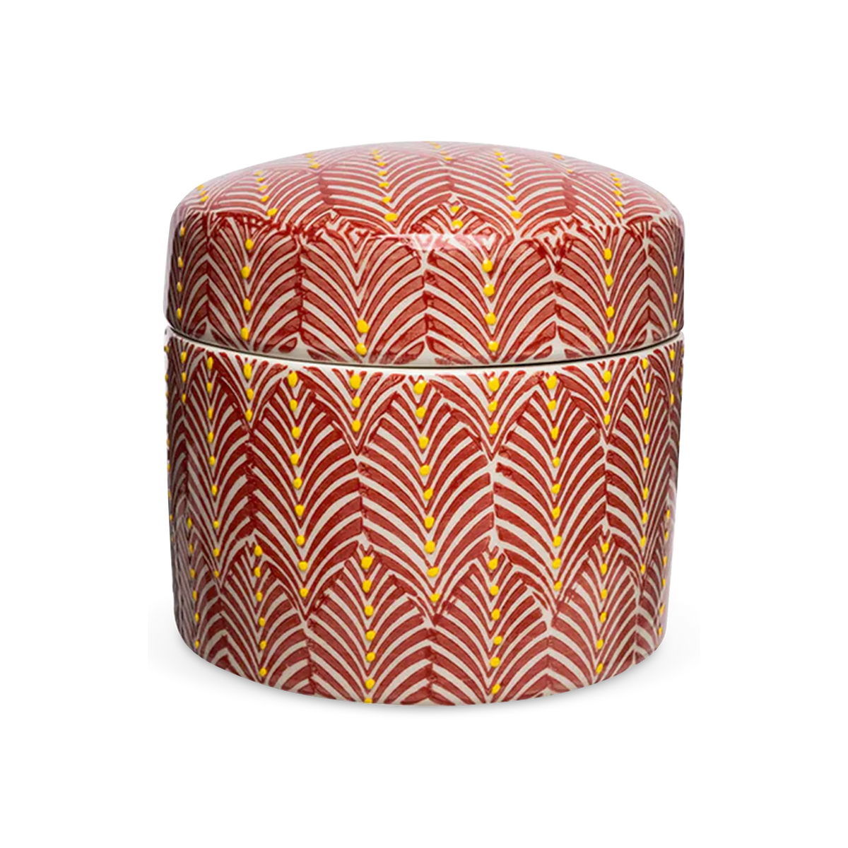 Mix - decorative ceramic box with patterns