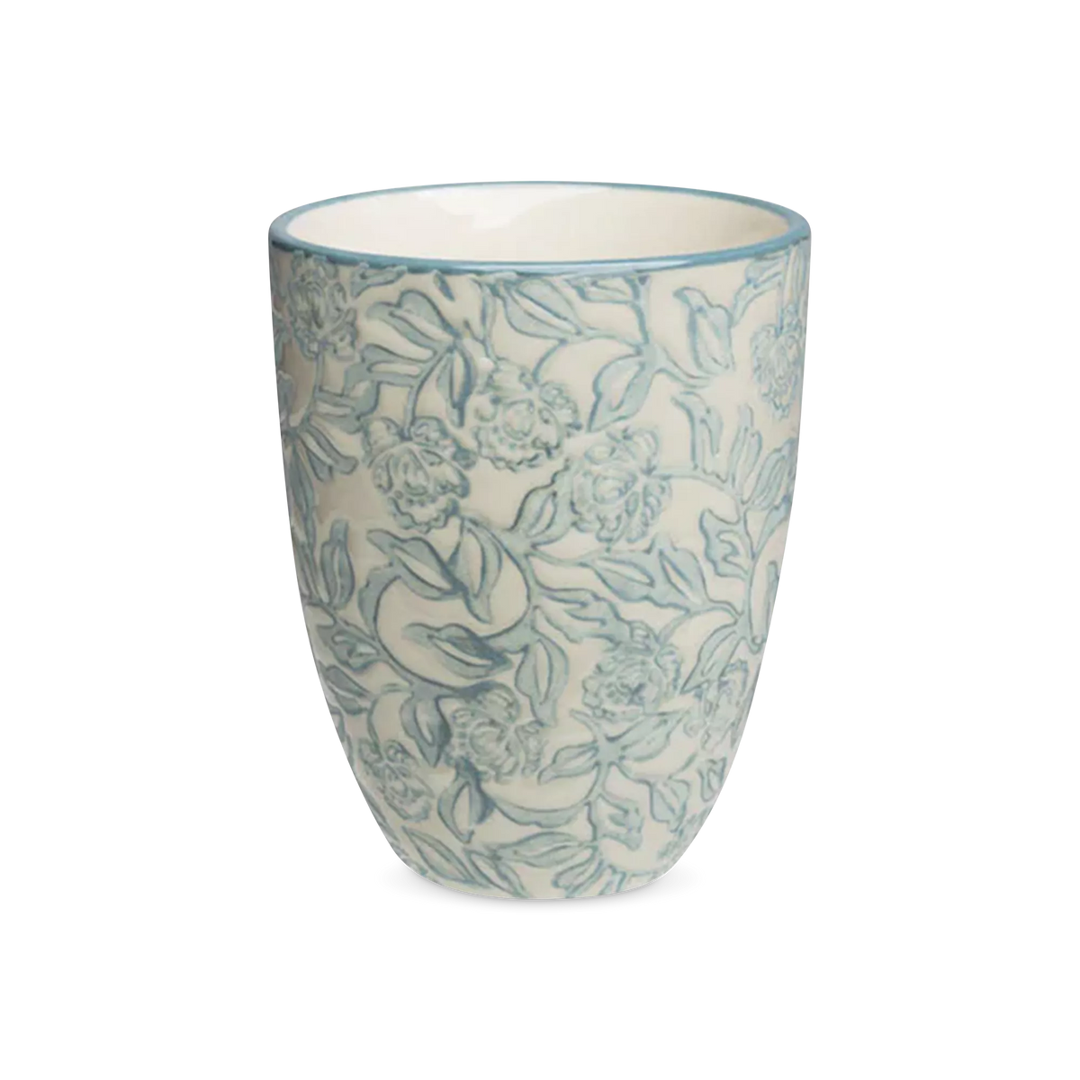 Rustic - tea cup with floral pattern